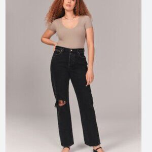 Abercrombie The Dad High Rise Jeans NWT